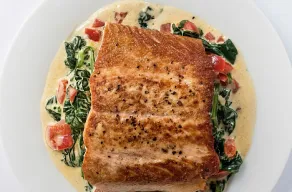 Grilled Salmon with Herbs